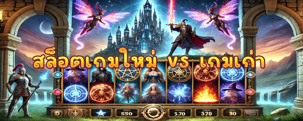 สล็อตเกมใหม่ vs เกมเก่า
